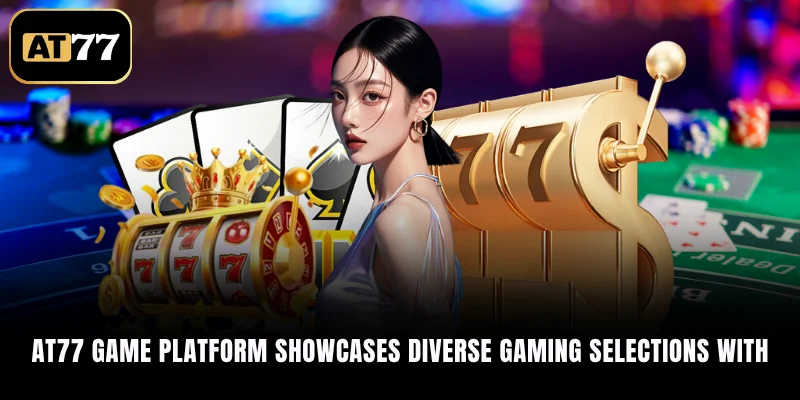 AT77 Game platform showcases diverse gaming selections with premium features