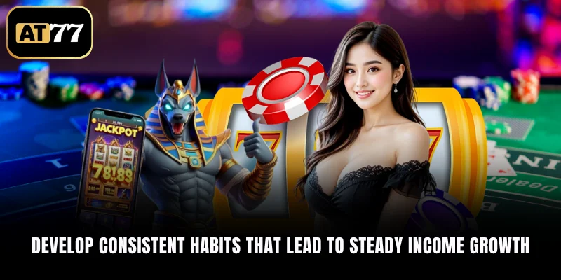 Develop consistent habits that lead to steady income growth