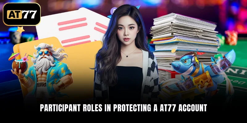 Participant roles in protecting a AT77 account